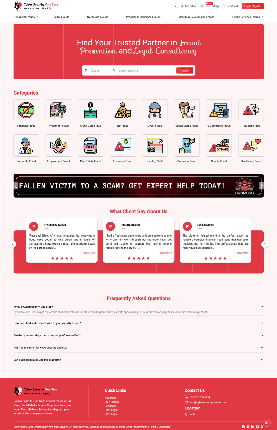 CyberSecurity One Stop Solution